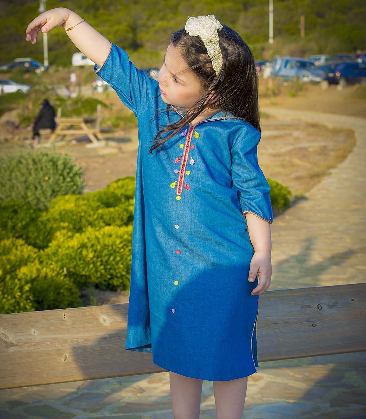 Djellaba fillette Petite Bohémienne | Ô p'tit beldi