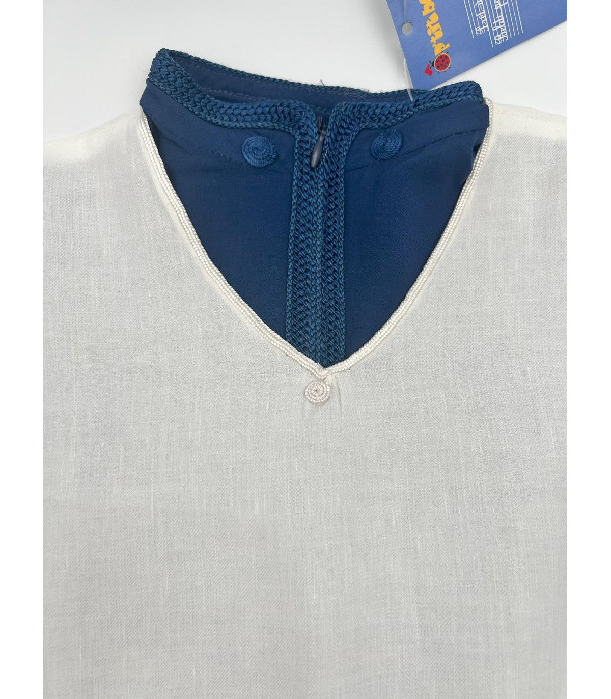 Jabador 3 Pièces Blanc & Bleu Petit Sultan Bleu | Ô p'tit beldi