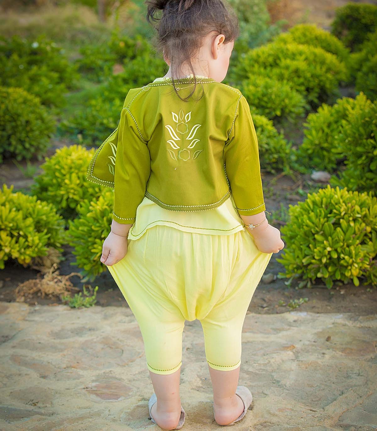 Jabador pour fille 3 pièces Petit Éclat Vert