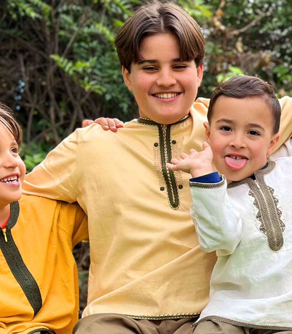 Jabador garçon Zouak Vertino Lin Beige | Ô p'tit beldi