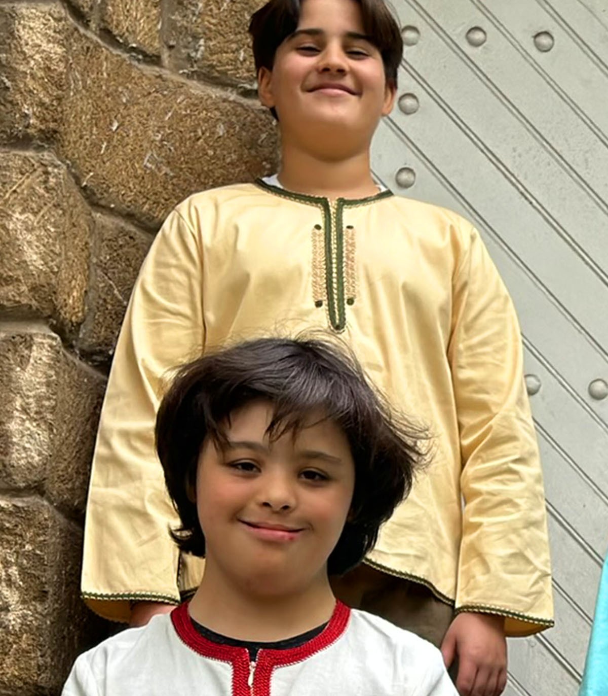 Jabador garçon Zouak Vertino Lin Beige | Ô p'tit beldi